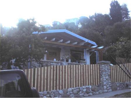 The blue house